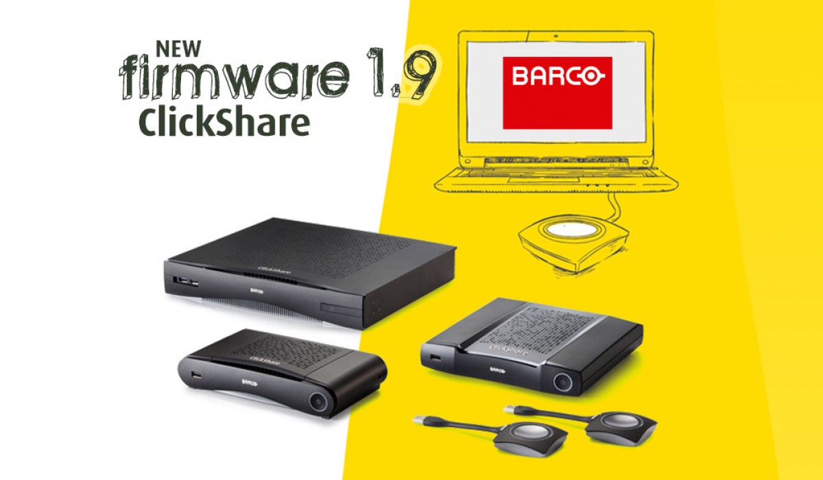 Nuevo firmware 1.9 ClickShare