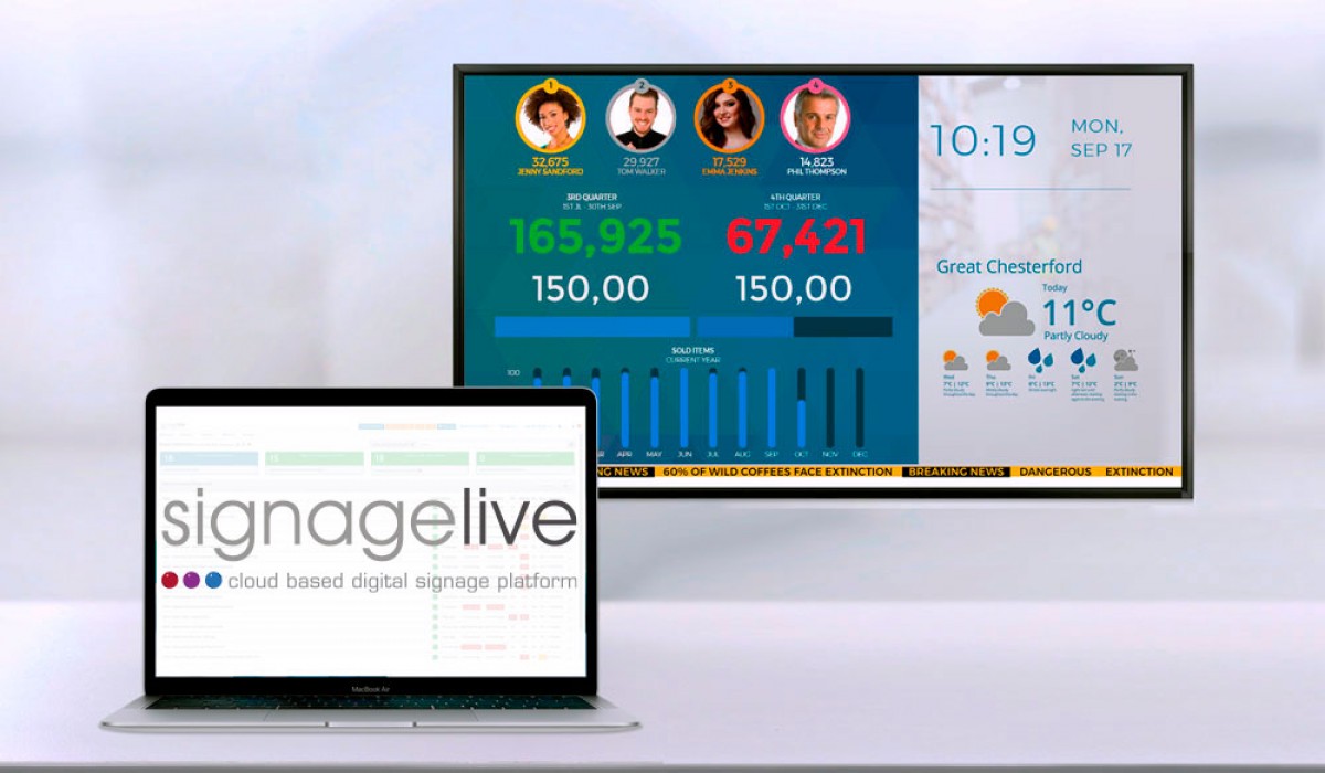 COMM-TEC distribuye Signagelive