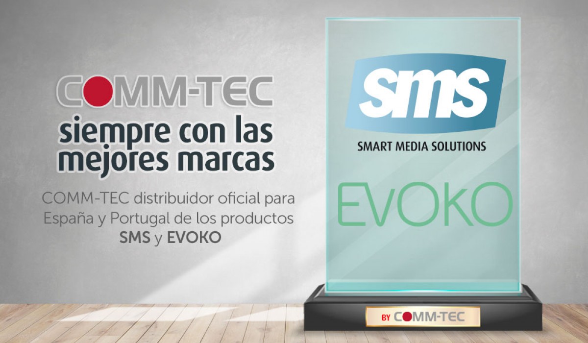 COMM-TEC distribuye SMS y EVOKO