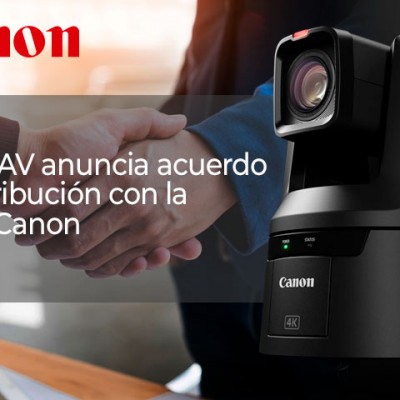 Exertis AV distribuidor oficial de los productos Canon