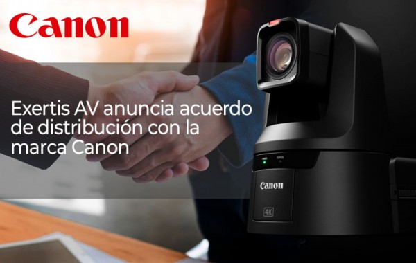 Exertis AV distribuidor oficial de los productos Canon